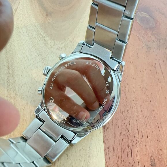 NWT Fossil Flynn Chronograph Stainless Steel Watch - Picture 6 of 6